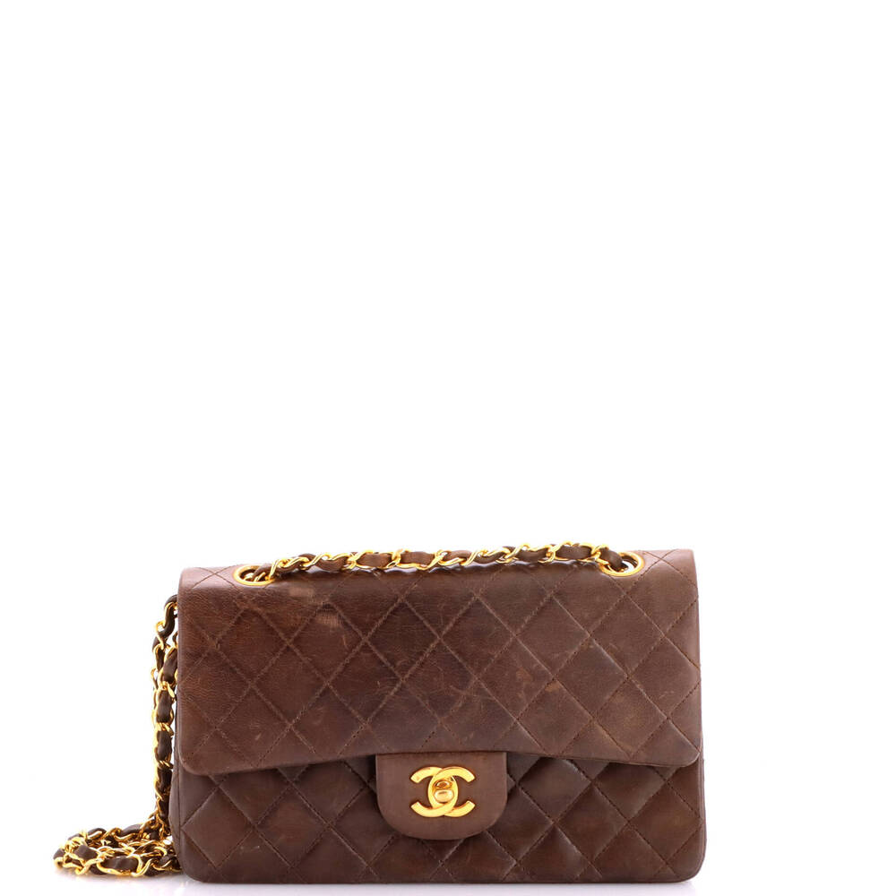 Chanel Small Vintage Classic Double Flap Bag Quilted Lambskin